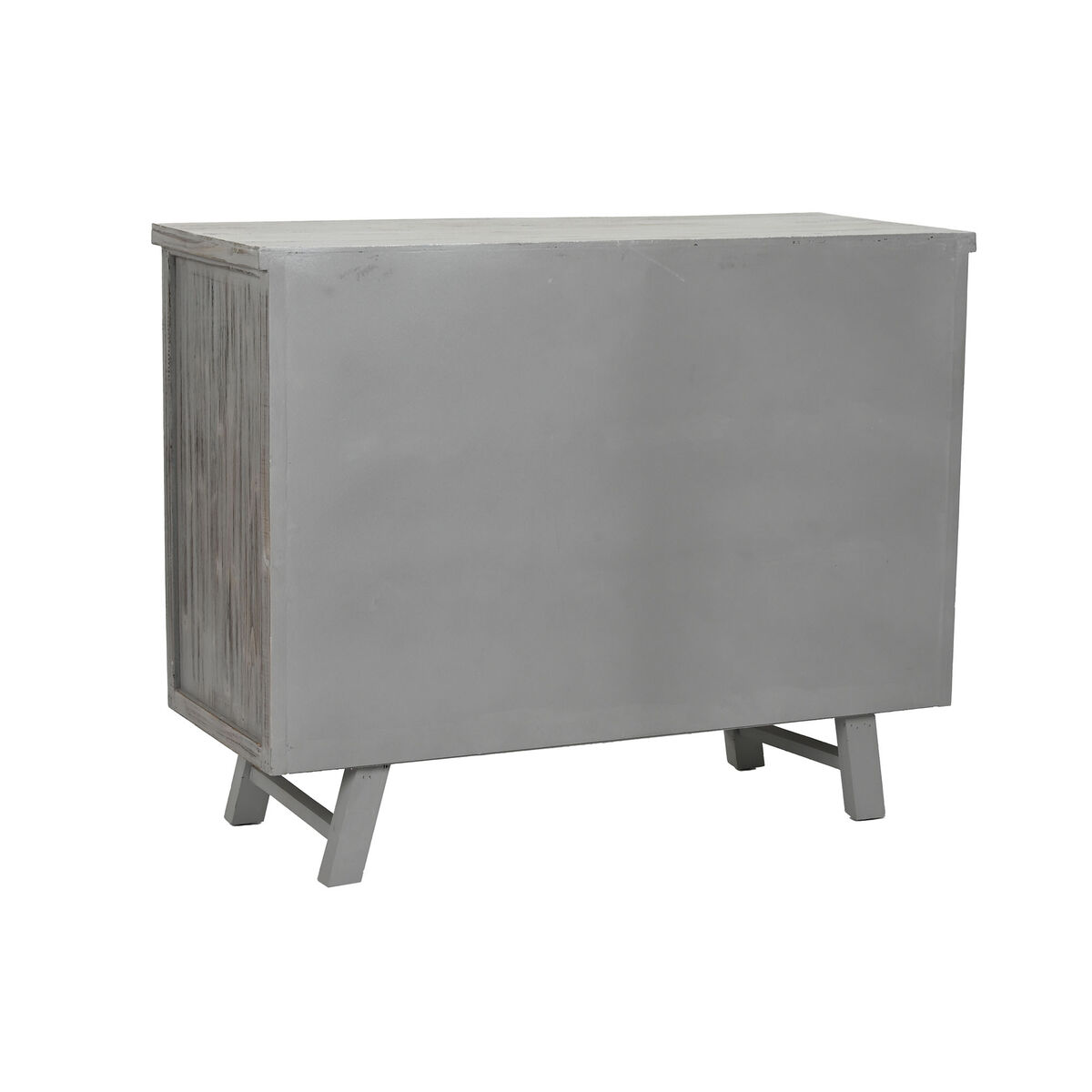 Cómoda Home ESPRIT Cinzento Multicolor Cottage 100 x 40 x 80 cm
